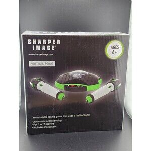Sharper Image Virtual Pong Handheld Electronic Game Ages 6+ MPN 3054